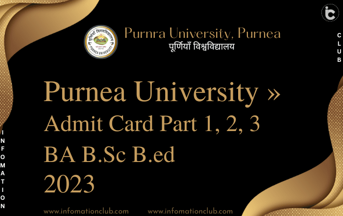 Purnea-University-Admit-Card-2023-Part-1-2-3-BA-B.Sc-B.ed-Call-Letter